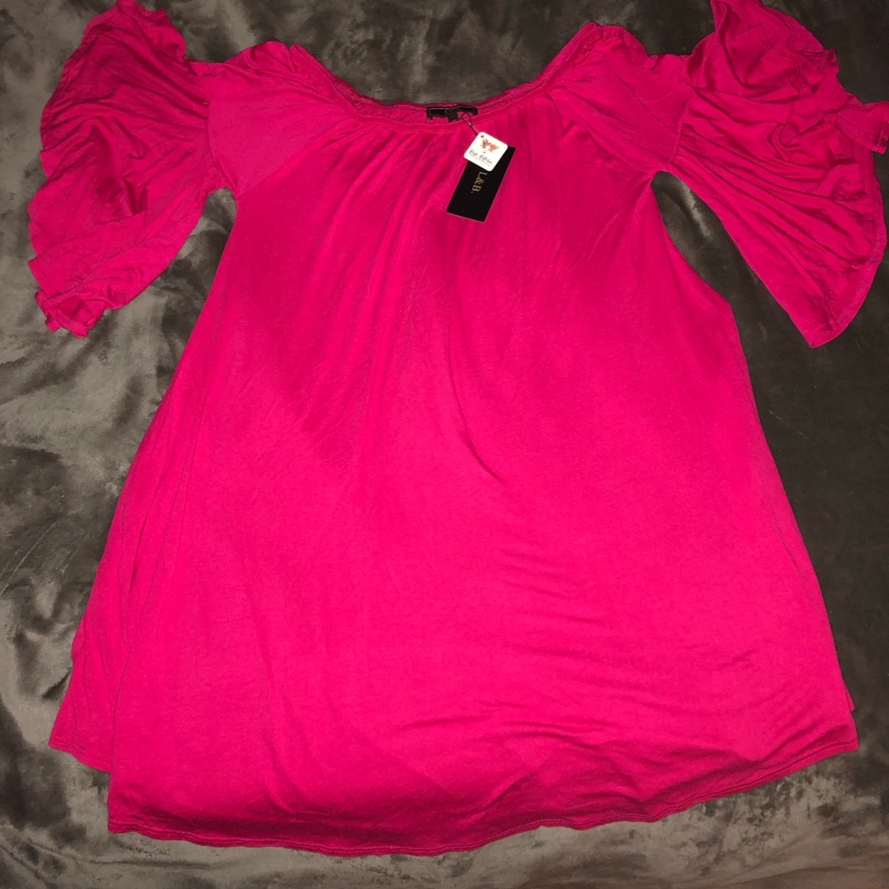 Hot Pink Tunic size Small